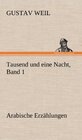 Buchcover Tausend und eine Nacht, Band 1: Arabische Erzählungen