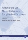 Buchcover Rekrutierung von Abgeordneten des Europäischen Parlaments