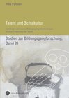 Buchcover Talent und Schulkultur