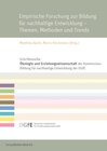 Buchcover Empirische Forschung zur Bildung für nachhaltige Entwicklung – Themen, Methoden und Trends