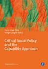 Buchcover Critical Social Policy and the Capability Approach