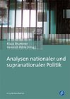 Buchcover Analysen nationaler und supranationaler Politik