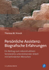 Buchcover Persönliche Assistenz: Biografische Erfahrungen