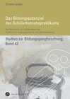 Buchcover Das Bildungspotenzial des Schülerbetriebspraktikums