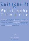 Buchcover ZPTh - Zeitschrift für Politische Theorie 1/2015