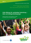 Buchcover Frühe Bildung für nachhaltige Entwicklung – Ziele und Gelingensbedingungen