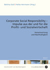 Buchcover Corporate Social Responsibility – Impulse aus der und für die Profit- und Sozialwirtschaft
