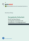 Buchcover Europäische Sicherheit