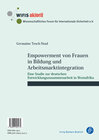 Buchcover Empowerment von Frauen in Bildung und Arbeitsmarktintegration / L'autonomisation des femmes dans le domaine de l'éducati