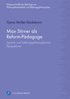 Buchcover Max Stirner als Reform-Pädagoge