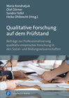 Buchcover Qualitative Forschung auf dem Prüfstand
