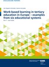 Buchcover Work-based learning in tertiary education in Europe – examples from six educational systems