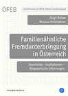 Buchcover Familienähnliche Fremdunterbringung in Österreich