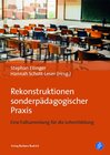 Buchcover Rekonstruktionen sonderpädagogischer Praxis
