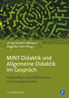 Buchcover MINT-Didaktik und Allgemeine Didaktik im Gespräch