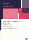 Buchcover Diskurse – Institutionen – Individuen