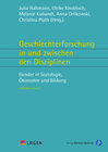 Buchcover Geschlechterforschung in und zwischen den Disziplinen