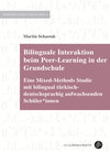 Buchcover Bilinguale Interaktion beim Peer-Learning in der Grundschule