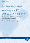 Buchcover Die Neumitgliederwerbung von SPD und CDU im Vergleich