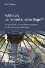 Buchcover Politik als parlamentarischer Begriff