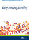 Buchcover Wege zur Messung der betrieblichen Bildung für nachhaltige Entwicklung