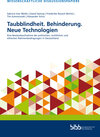 Buchcover Taubblindheit. Behinderung. Neue Technologien