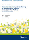Buchcover Instrumente zur Kompetenzerfassung in der beruflichen Bildung im europäischen Ausland