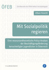 Buchcover Mit Sozialpolitik regieren