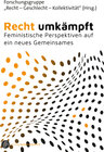Buchcover Recht umkämpft