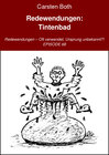 Buchcover Redewendungen: Tintenbad