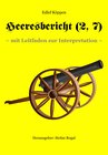 Buchcover Heeresbericht (2. Teil, 7. Kap.)