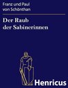 Buchcover Der Raub der Sabinerinnen