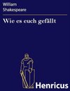 Buchcover Wie es euch gefällt