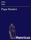Buchcover Papa Hamlet