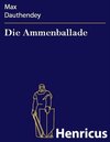 Buchcover Die Ammenballade