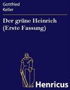 Buchcover Der grüne Heinrich (Erste Fassung)