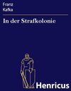 Buchcover In der Strafkolonie