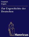 Buchcover Zur Urgeschichte der Deutschen