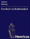 Buchcover Freiheit in Krähwinkel