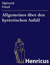 Buchcover Allgemeines über den hysterischen Anfall