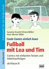 Buchcover Coole Comics einfach lesen / Fußball mit Lea und Tim