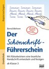 Buchcover Der Schönschrift-Führerschein / Ab Klasse 3 - Kopiervorlagen
