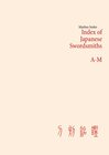 Buchcover Index of Japanese Swordsmiths A-M