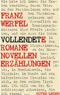 Buchcover Vollendete Romane Novellen Erzählungen