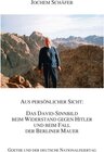 Buchcover Aus persönlicher Sicht: Das David-Sinnbild beim Widerstand gegen Hitler und beim Fall der Berliner Mauer