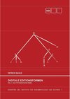 Buchcover Digitale Editionsformen - Teil 1: Das typografische Erbe