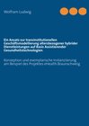 Buchcover Ein Ansatz zur transinstitutionellen Geschäftsmodellierung altersbezogener hybrider Dienstleistungen auf Basis Assistier