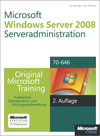 Buchcover Microsoft Windows Server 2008 Serveradministration - Original Microsoft Training für Examen 70-646, 2. Auflage, überarbe