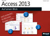 Buchcover Microsoft Access 2013 auf einen Blick