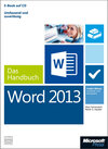 Buchcover Microsoft Word 2013 - Das Handbuch